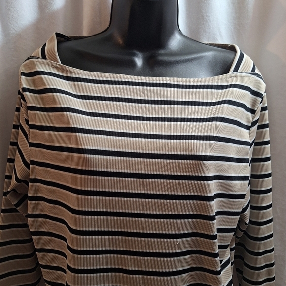Kathy ireland XL striped blouse - Picture 2 of 5